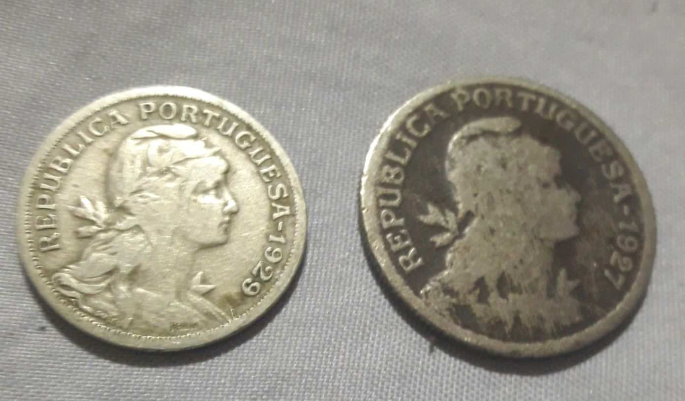 Coleção 21 moedas portuguesas ,reis,centavos ,escudos ,oportunidade