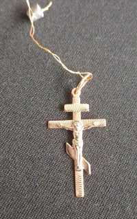 Krzyż chrześcijański (złoty)