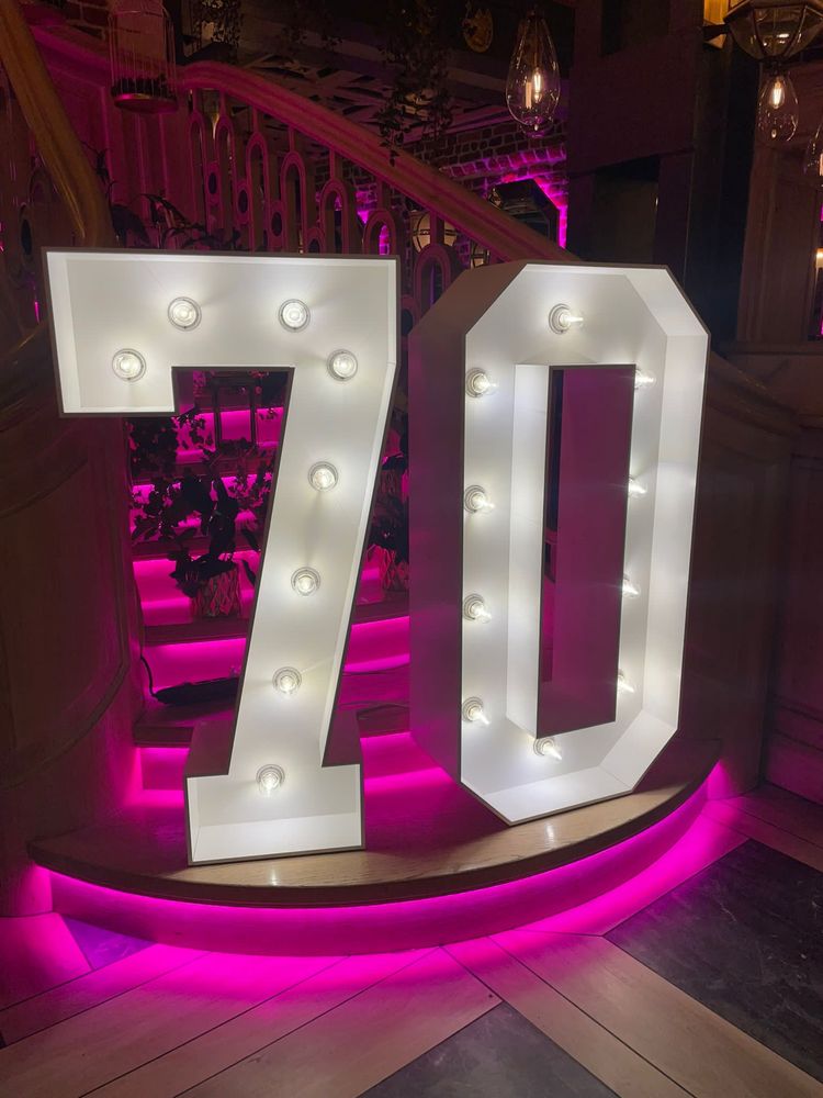 Cyfry Led 18 i inne Neon urodzinowy
