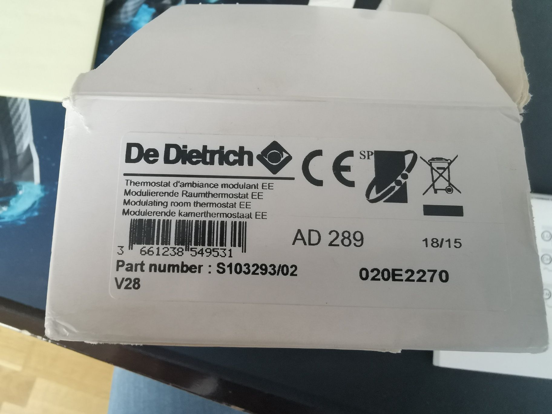 Sterownik do pieca de Dietrich termostat regulator ad289 ad 289