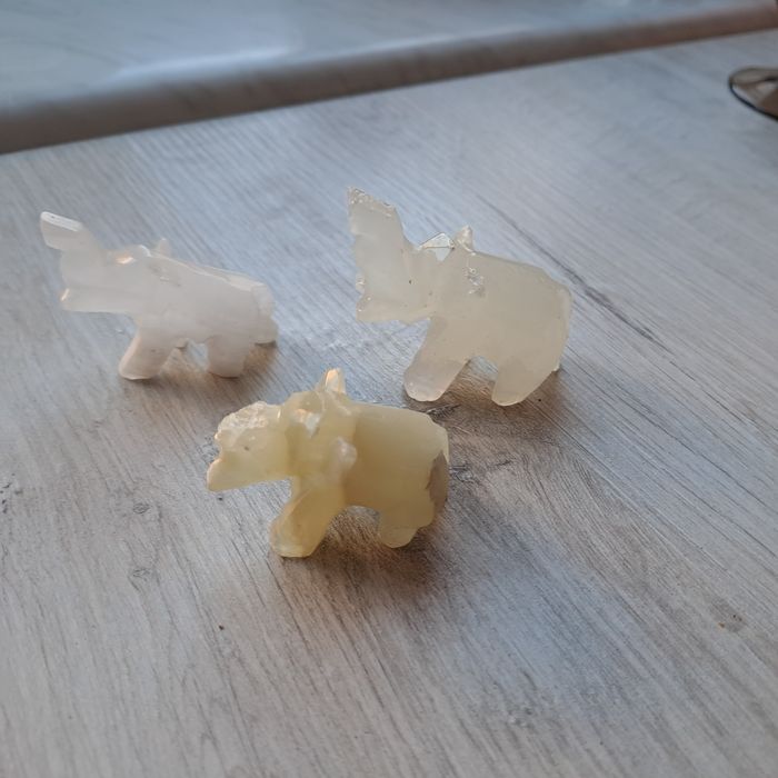 Figurki marmurowe słoń