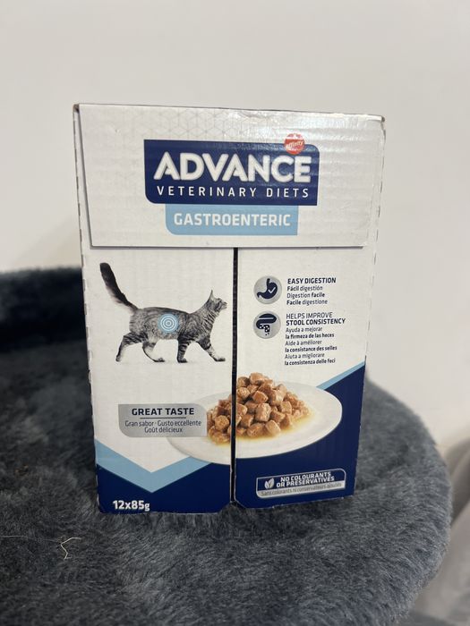 Ração Húmida Advance Vet Diets Cat Gastroenteric 12x 85g