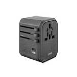 Adapter podróżny UNIQ Voyage LITHOS Collective 33W 2xUSB PD 18W QC 3.0