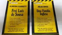 Livros de explicações "Frei Luís de Sousa" e "Uma Família Inglesa"