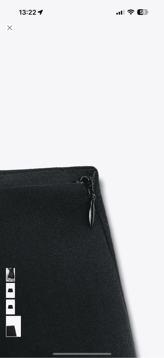 Шорты ZARA, черные шорты