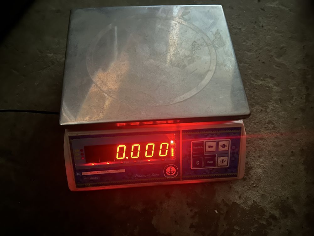 Ваги фасусвальні VAGAR VW - 06 LED 6кг