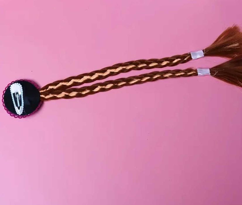 Nowy warkocz spinka Anna Kraina Lodu przebranie akcesoria