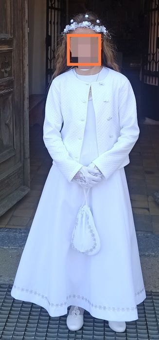 Sukienka na Komunię z dodatkami
