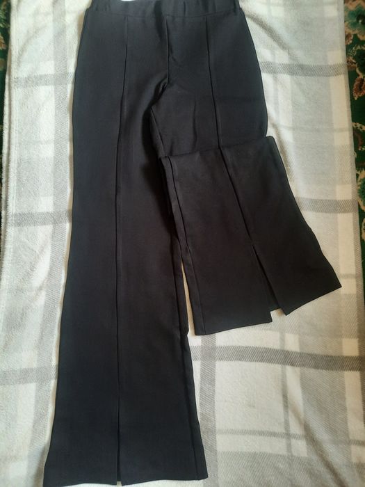 Штани кльош з високою посадкою