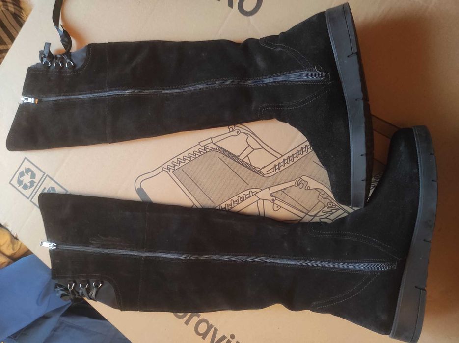 Чорні зимові чоботи SHARMAN