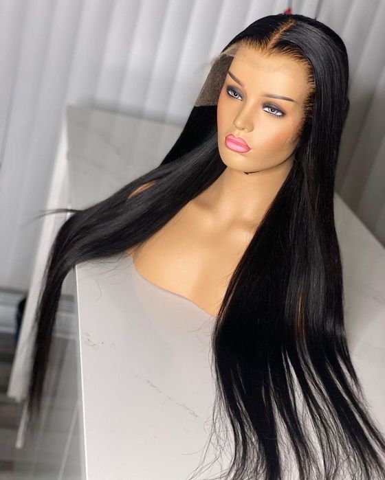 nowa naturalna peruka lace front 100% ludzki wlos na co dzien