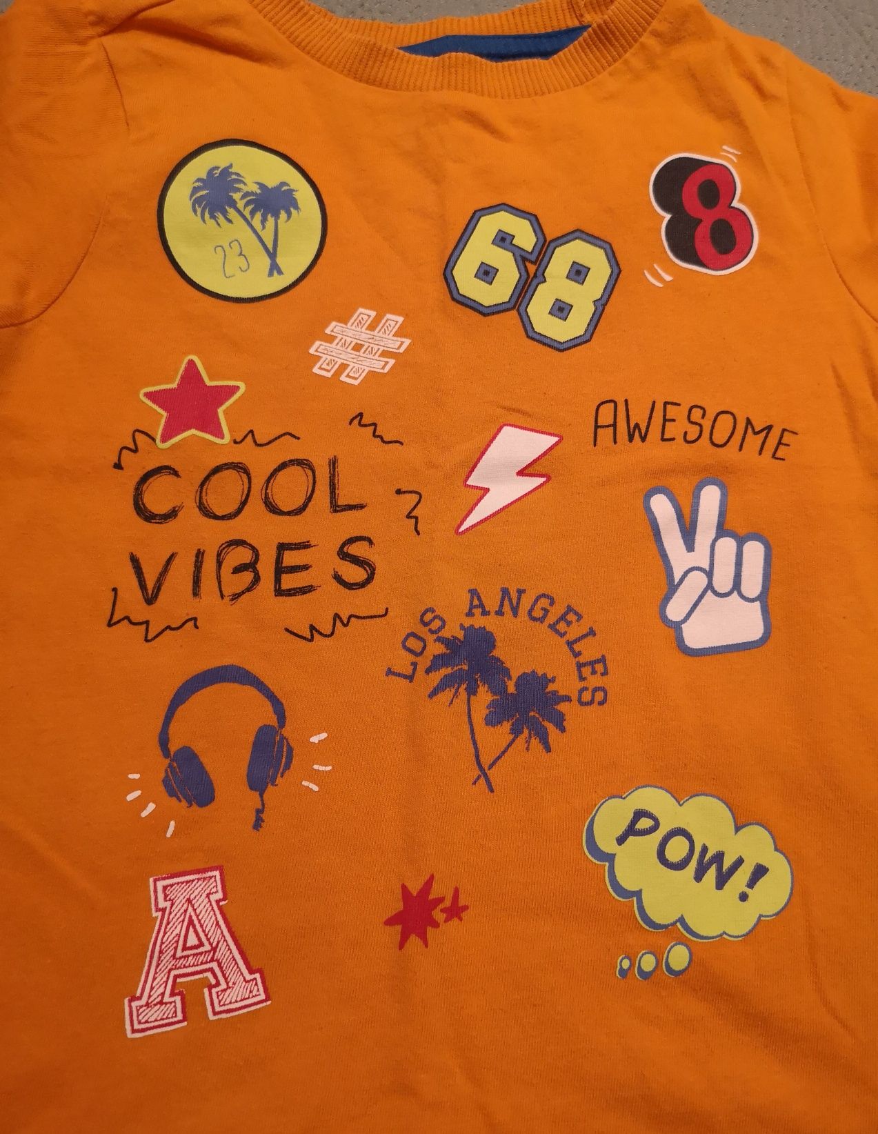 Bluzka T-shirt znaczki 92cm