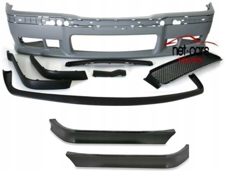 Zestaw M pakiet M3 BMW 3 E36 zderzak + spoiler dokładka przód