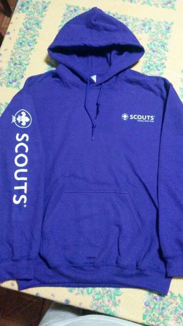Camisola com capucho World Scout cor púrpura - Escuteiros