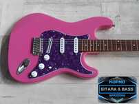Piękna Gitara Stratocaster Pink Purple-HSS- wysyłka Gratis lub zamiana