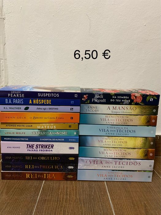 Vários livros novos e praticamente novos