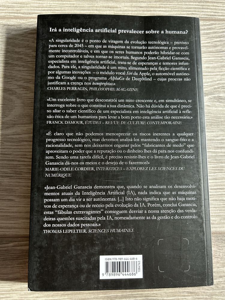 O mito da singularidade - Jean-Gabriel Ganascia