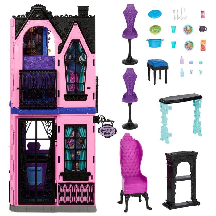 оригінальний будиночок для ляльок Monster High БУ-тік Готель "Лігво дл