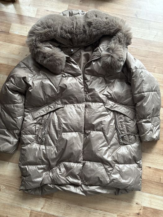 Kurtka jesienno zimowa L brazowa