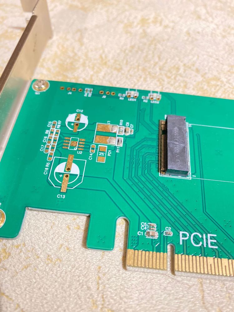 Адаптер Maiwo M.2 PCIe SSD to PCI-E 3.0 4x