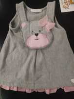 Vestido algodão  bebé