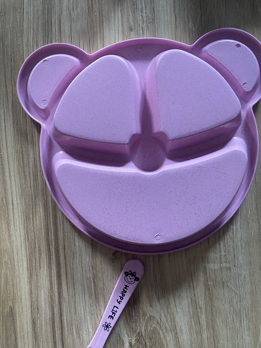 Mickey Mouse Minnie Conjunto refeição infantil prato e talheres