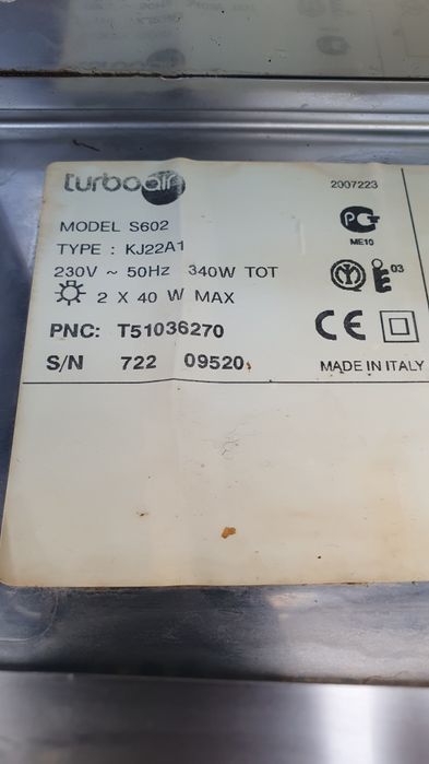 Вытяжка Turboair Италия