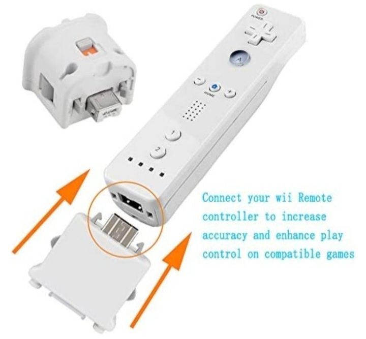 Adaptador Motion Plus/Capa Silicone/Comando Wii (ORIGINAIS Wii/Wii U)