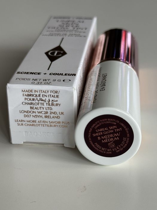 charlotte tilbury unreal skin sheer glow tint – podkład w sztyfcie
