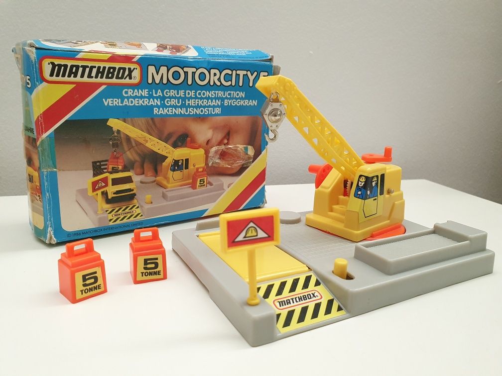 Matchbox Motorcoty 5 Dźwig