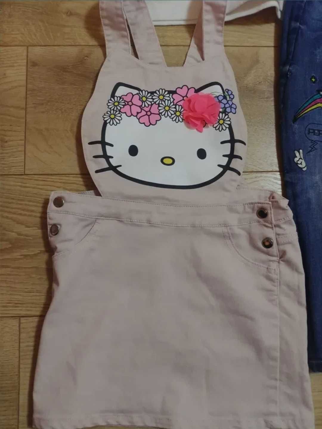Jak nowy 128 H&M zestaw dla dziewczynki bluza sweter