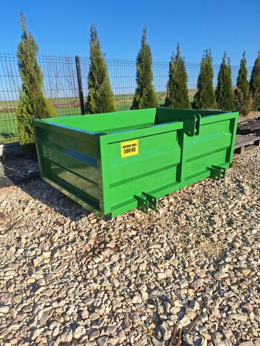 Skrzynia transportowa do ciągnika i minitraktorków