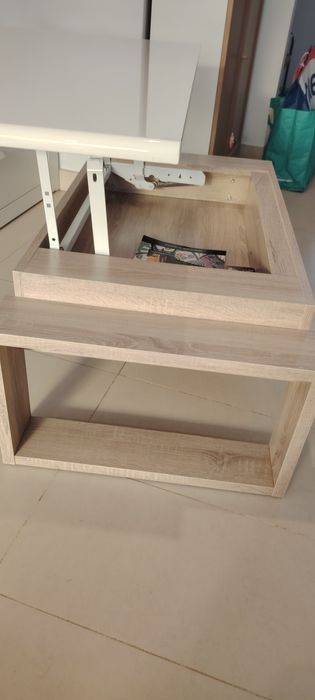 Mesa centro de sala extensível