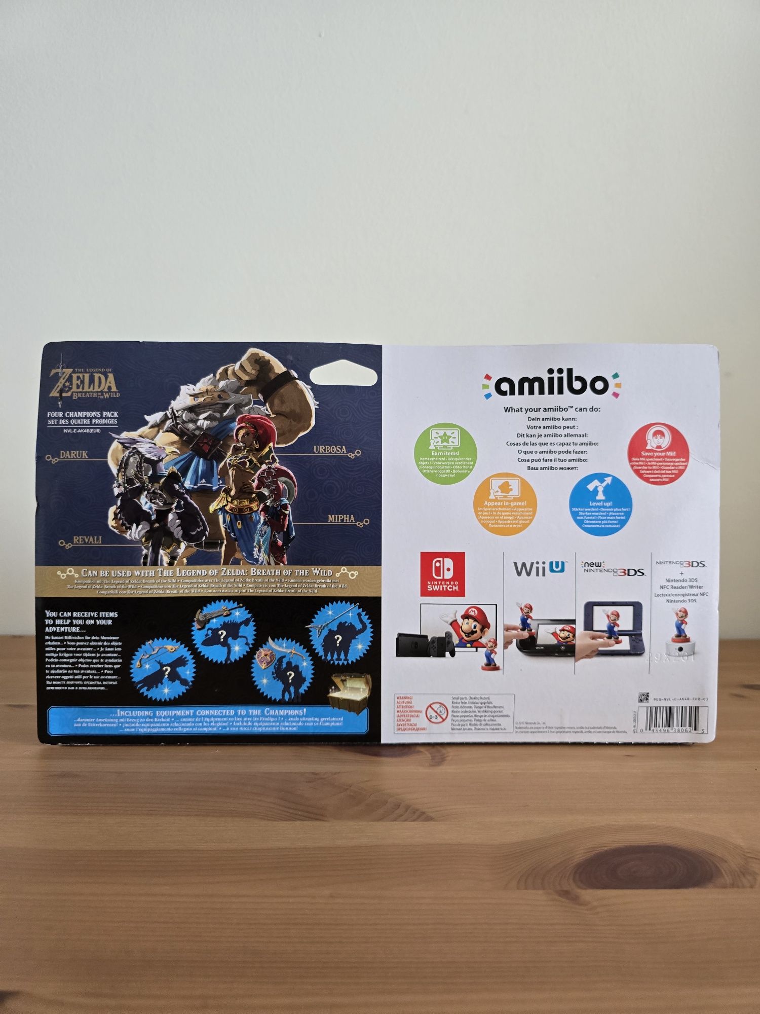 Amiibo - The Champions - The Legend of Zelda Breath of the Wild novos