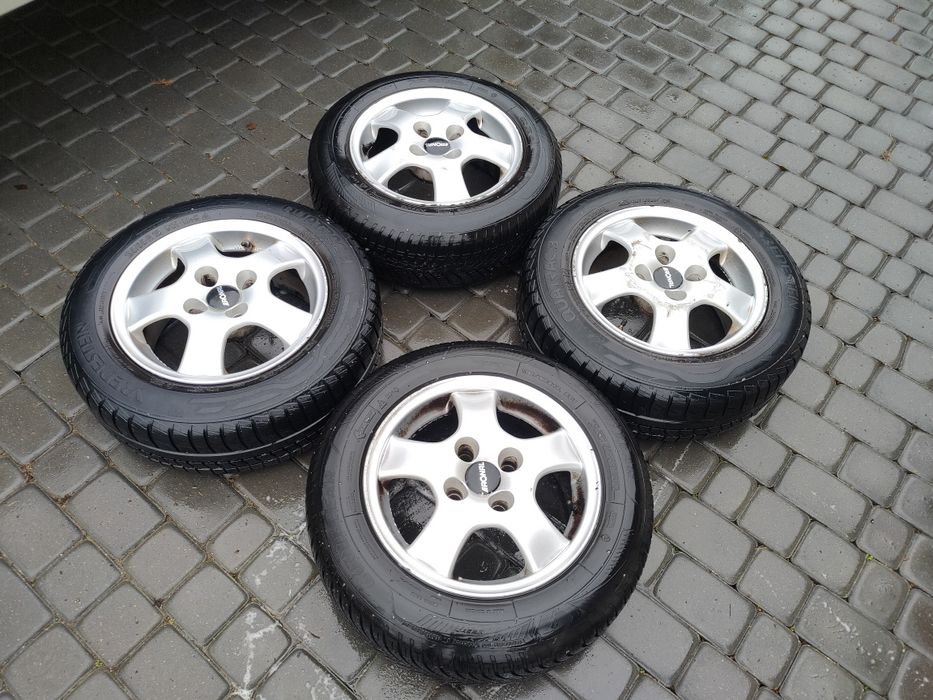 Koła alufelgi zimowe zima 4x114,3 - 195/65R15 - KIA Hyundai komplet