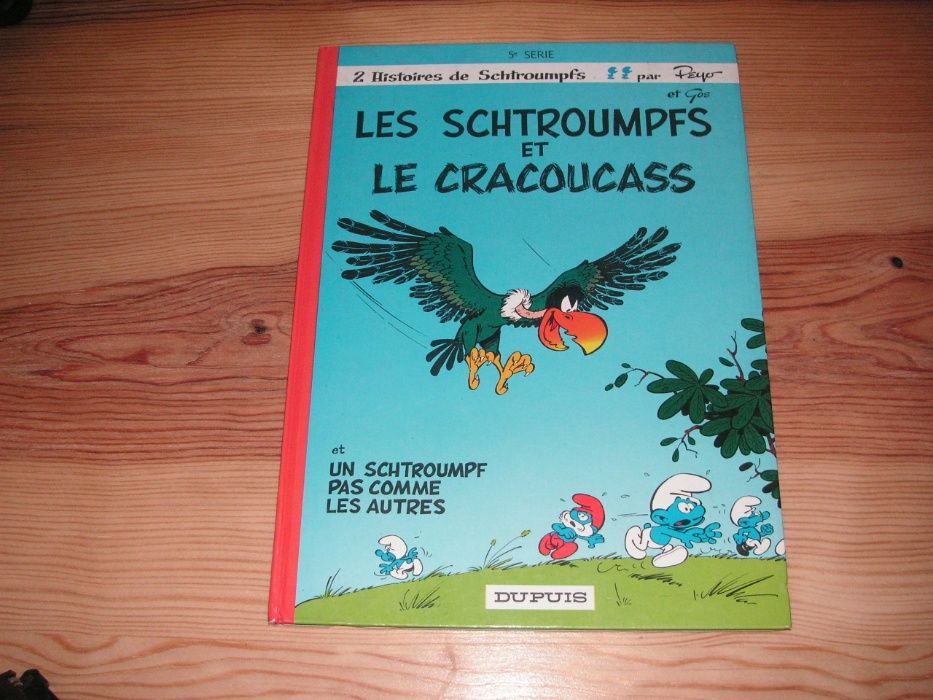 Banda Desenhada em Francês Les Schtroumpfs et Le Cracoucass e Tony Sta