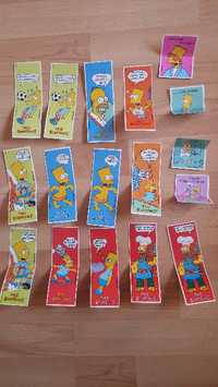 Colecção de cromos Vintage Simpson