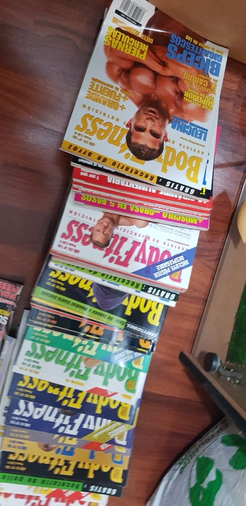 Grande lote revistas musculação