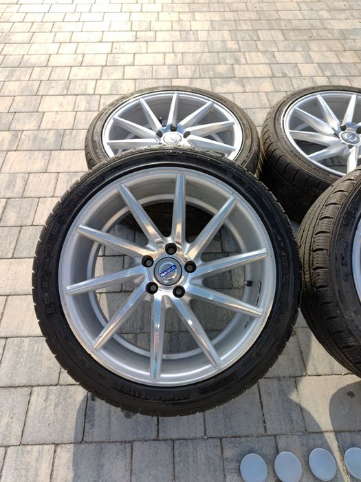 Felgi vossen 18cali 5x108 + opony zimowe volvo,ford,jaguar
