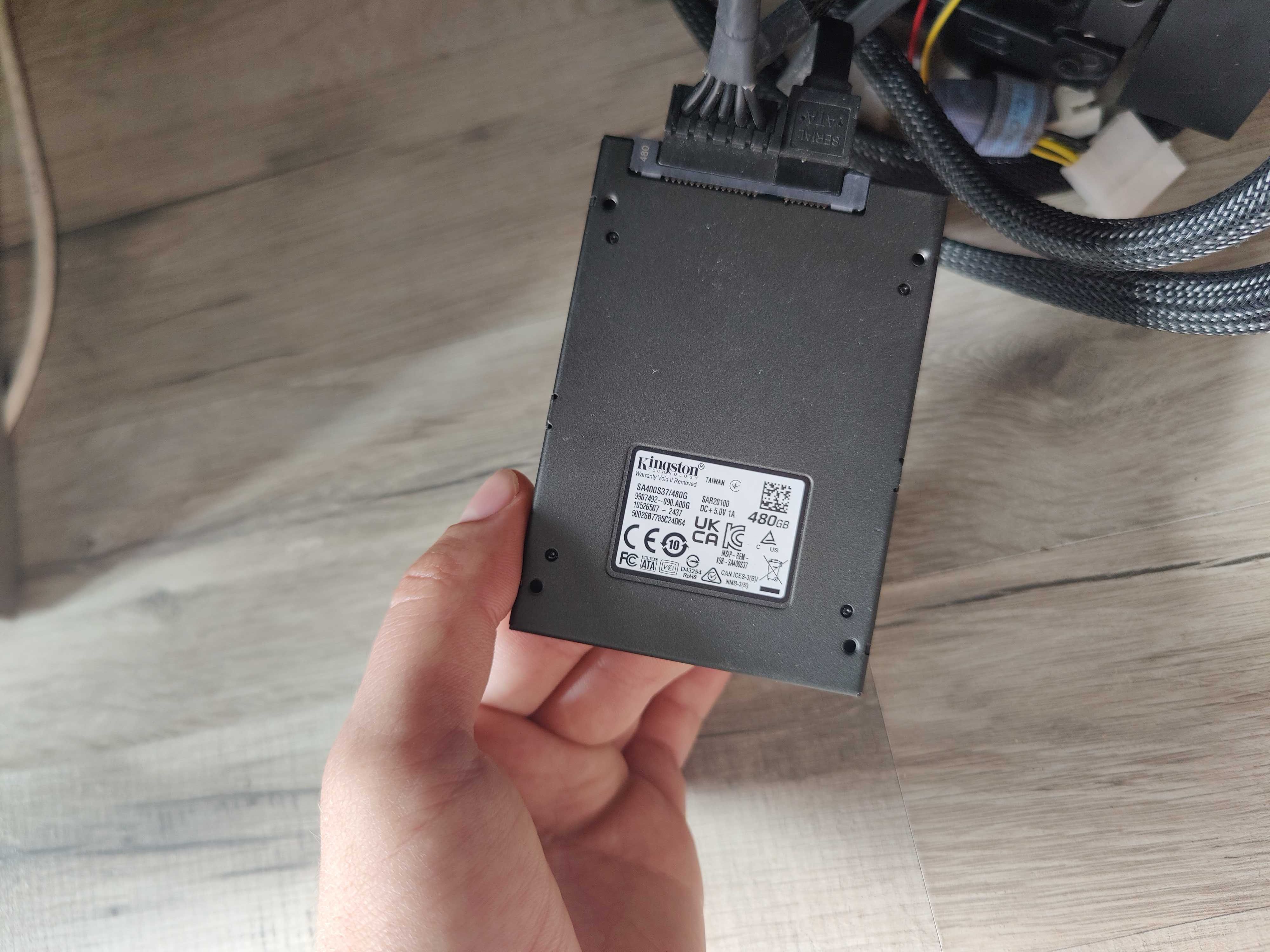 SSD диск Kingston SSDNow A400 480GB 2.5 SATAIII 3D VNAND SA400S37/480G