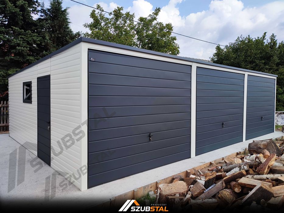 Garaż blaszany 6x5 6x5,80 6x6 9x5 9x6 PRODUCENT seria Premium Line