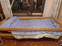 Łóżko Rehabilitacyjne z Materacem Przeciwodleżynowym