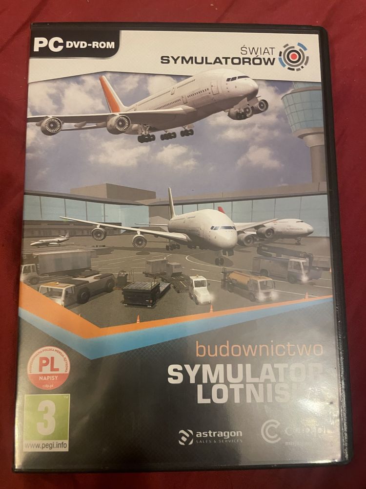 Gra komputerowa Pc dvd-rom budownictwo symulator lotniska