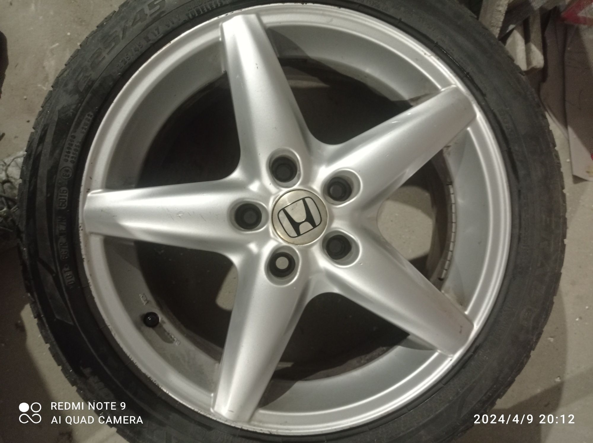 Alufelgi 5x114,3 r17 Honda