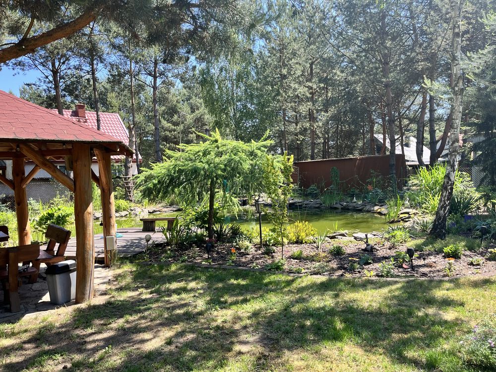 Domek drewniany z SAUNA i Jacuzzi JEZIORSKO