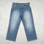 Spodnie Avirex Baggy Y2K Vintage Hip Hop Skate Jeansy 36x28 Nowe Wada