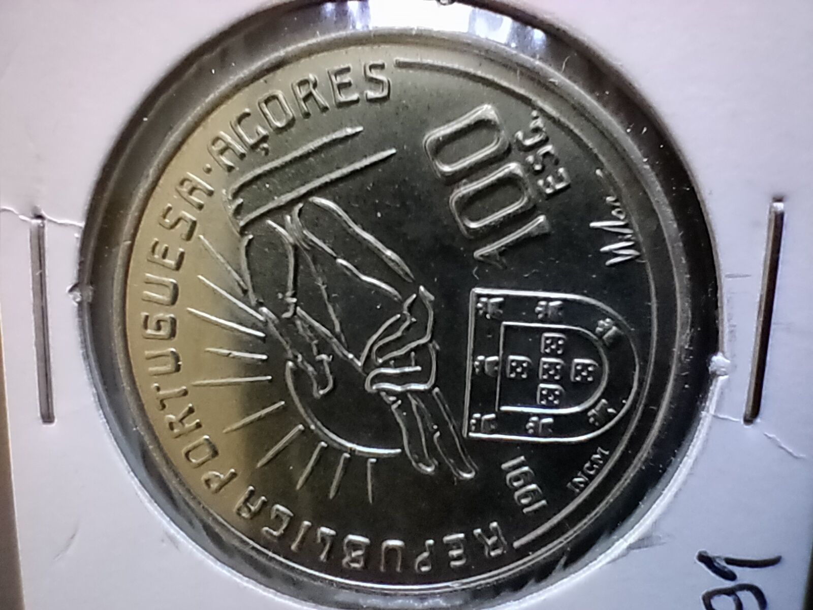 Moedas comemorativas dos Açores de 100 escudos