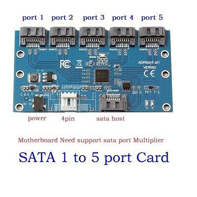 Sata hub - multiplicador de 5 portas