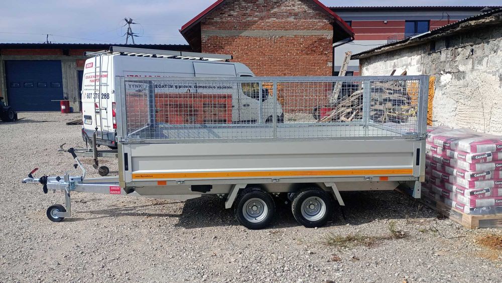 NOWA przyczepa samochodowa DMC 2700kg dwuosiowa