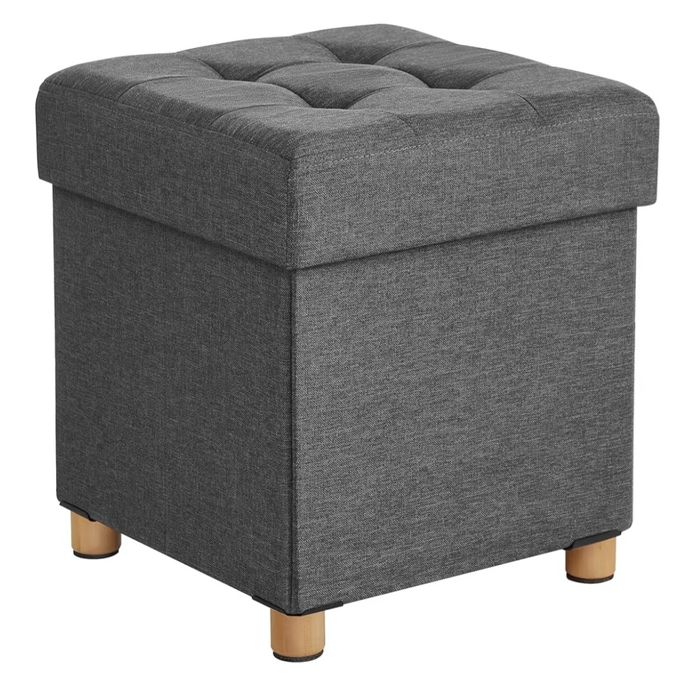 Stołek do przechowywania, mała składana pufa,